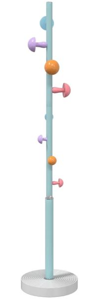 vidaXL Garderobenständer Blau 172 cm Pulverbeschichtetes Eisen 377098 Bild 6