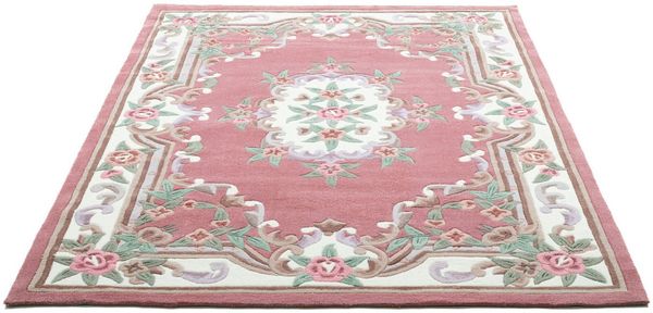 THEKO Teppich Ming, rechteckig, Höhe: 14 mm, hochwertiges Acrylgarn, ideal im Wohnzimmer & Schlafzimmer