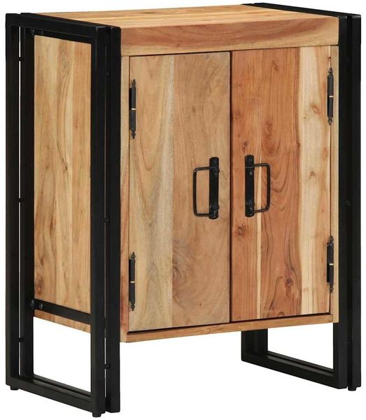 vidaXL Schuhschrank mit Regal Braun 56 x 35 x 70 cm Massivholz Akazie 4102749