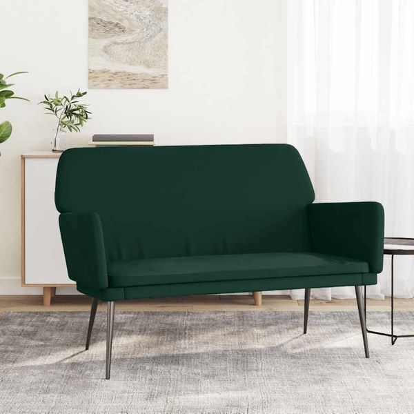 vidaXL Sitzbank Dunkelgrün 108 x 79 x 79 cm Samt [351384]