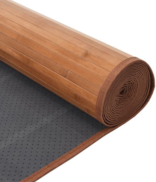 vidaXL Teppich Rechteckig Natur 60x400 cm Bambus 376847 Bild 5