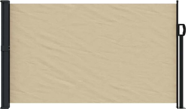 vidaXL Seitenmarkise Ausziehbar Beige 120x500 cm 4004405 Bild 3