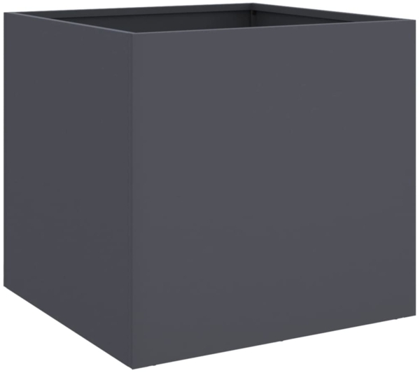 vidaXL Pflanzkübel Anthrazit 49x47x46 cm Stahl 841563