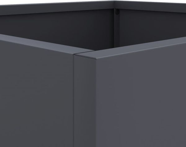 vidaXL Pflanzkübel Anthrazit 49x47x46 cm Stahl 841563 Bild 9