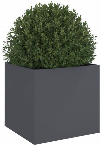 vidaXL Pflanzkübel Anthrazit 49x47x46 cm Stahl 841563 Bild 4