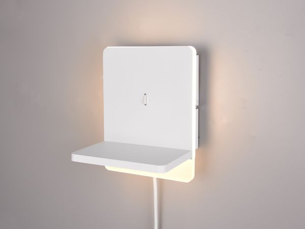 Trio Leuchten LED Wandleuchte Fairfield 9W warmweiß weiß