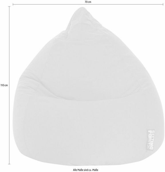 Magma Heimtex Sitzsack EASY , XL, Grün Bild 2