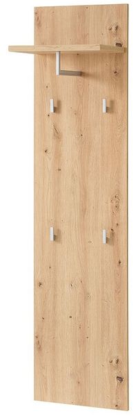 Garderobenpaneel Bari, Holzwerkstoff, Holzfarben, 40 x 158 x 30 cm