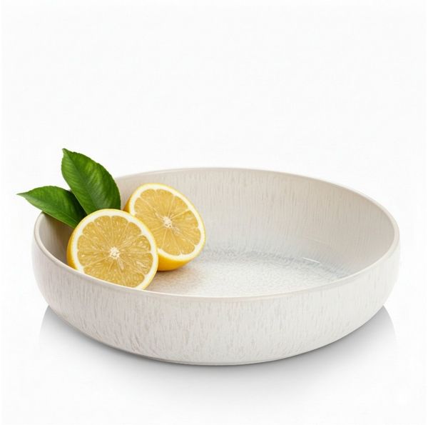 SÄNGER Servierschale Korfu, Steingut, (Set, 1-tlg), Obstschale, Creme Beige, Handmade, Premium Collection