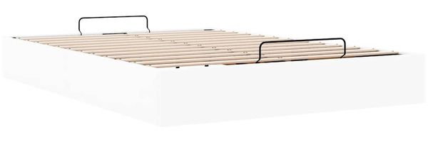 vidaXL Ottoman-Bett ohne Matratze Weiß 140x190 cm Kunstleder 3310800 Bild 6