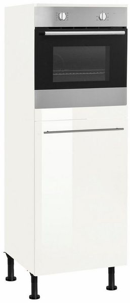 OPTIFIT Backofen/Kühlumbauschrank Bern 60 cm breit, 176 cm hoch, höhenverstellbare Stellfüße, mit Metallgriff