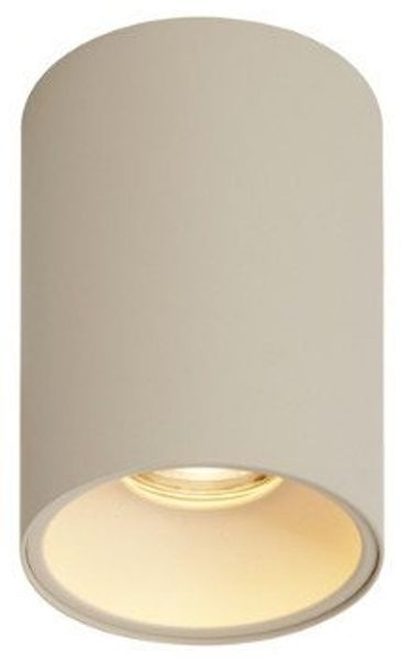 Qazqa LED Aufbaustrahler Deep, ohne Leuchtmittel, Extra-Warmweiß, QAZQA Aufbauspot, gu10, Beige, Aluminium, Modern