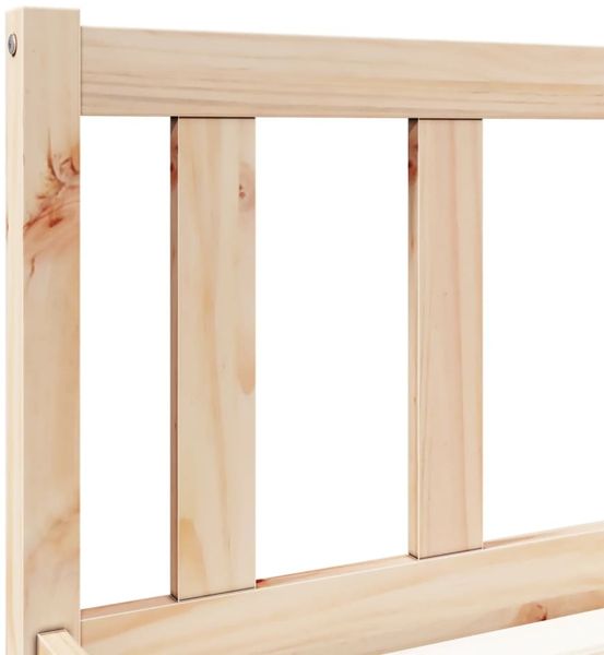 vidaXL Massivholzbett Extra Lang ohne Matratze 90x220 Kiefernholz 852444 Bild 7
