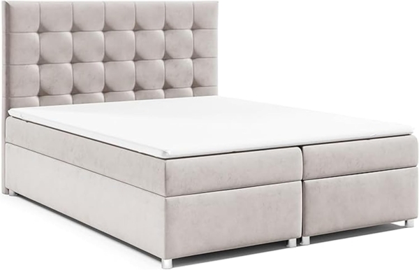 Best for Home Boxspringbett mit Bettkasten Trinity K8 Lux, mit Bettkasten inkl. 7 cm Topper (140x200 160x200 180x200 200x200 cm), Verschiedene Liefermöglichkeiten, TOP Preis-Leistungs-Verhältnis