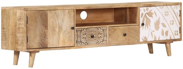 vidaXL TV-Schrank 140 x 30 x 40 cm Massivholz Mango [249856] Bild 12