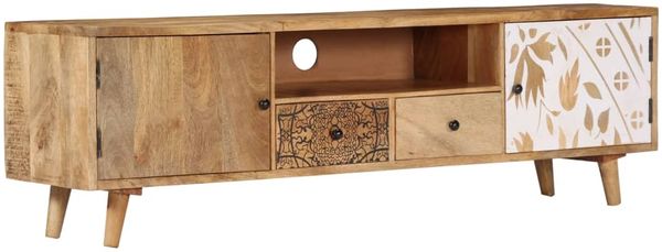 vidaXL TV-Schrank 140 x 30 x 40 cm Massivholz Mango [249856]