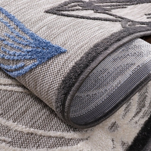 Sanat Teppich Floral 2 Outdoor, rechteckig, Höhe: 6 mm, In- und Outdoor geeignet, Blumen, Balkon, Terrasse, Außenbereich Bild 2