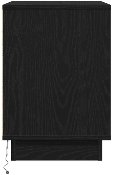 vidaXL Nachttisch mit Schwarz 50 x 34,5 x 50 cm Holzwerkstoff 869580 Bild 6