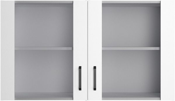OPTIFIT Hängeschrank OPTImulti Breite 100 cm, mit 2 Stollenglastüren, 1 Einlegeboden