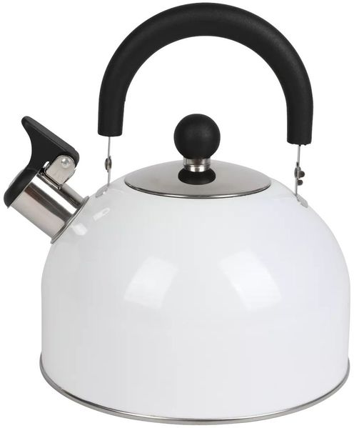 Edelstahl Flötenkessel 2,5L Pfeifenkessel Teekessel Wasserkocher Wasserkessel Bild 3