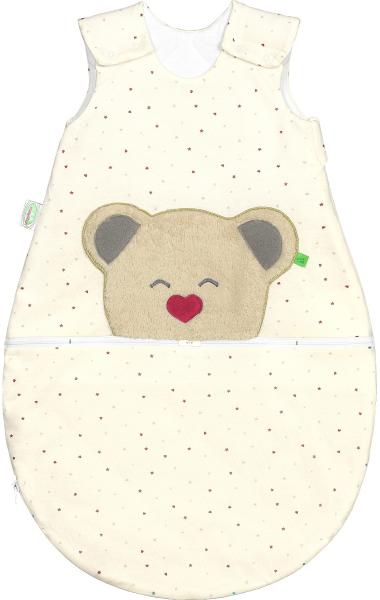 Odenwälder muckiAIR Jersey-Schlafsack heart and stars red 70