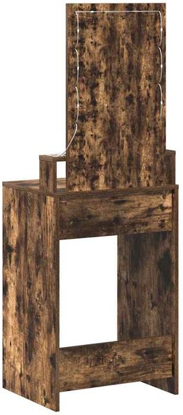 vidaXL Schminktisch mit Speicher Braun 50 x 41 x 140 cm Holzwerkstoff 865158 Bild 7