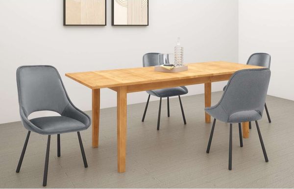 OTTO home Esstisch Dakota, aus massivem Kiefernholz, ausziehbar, Breite 160-200 cm
