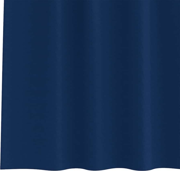 vidaXL Verdunkelungs-Vorhänge mit Ringen 2 pcs Dunkelblau 140 x 140 cm 4107583 Bild 5