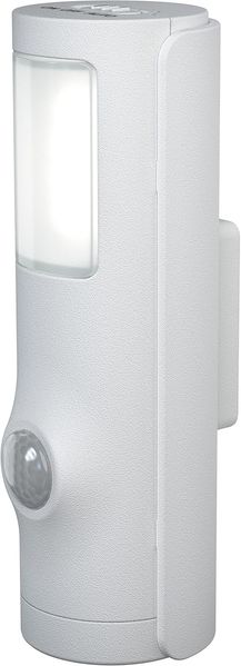 Osram LED Leuchte, Nightlux Torch, Weiss, batteriebetrieben und abnehmbar, integrierter Bewegungsmelder, Tag-Nacht-Sensor, IP54, Kaltweiss - 4000K