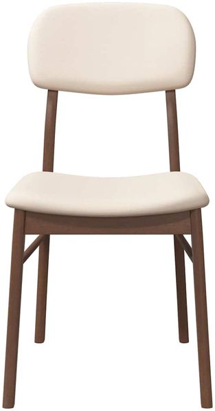 vidaXL Esszimmerstühle mit Kissen 2 Stk. Braun Massivholz Gummibaum 4102523 Bild 5