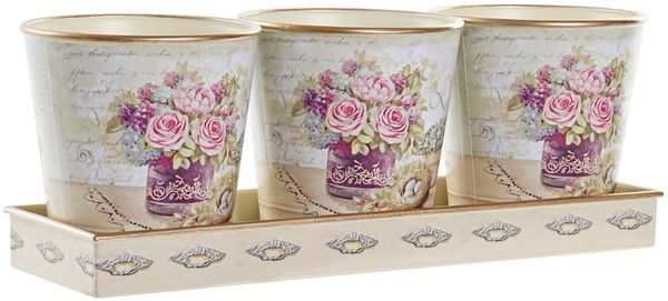 DKD Home Decor Blumentopf-Set, Standard