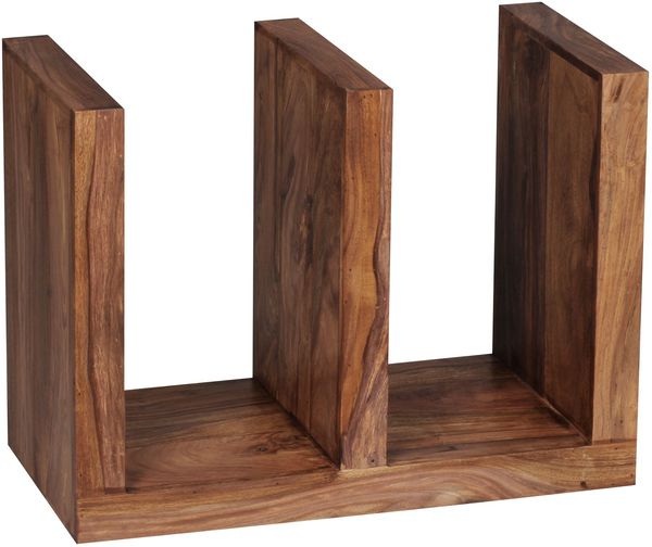 Beistelltisch Mumbai 60cm Sheesham Massivholz braun Landhausstil Bild 17