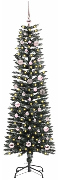 vidaXL Künstlicher Weihnachtsbaum mit 150 LEDs mit Ständer Grün 150 cm 3395930