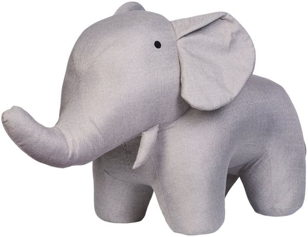Childhome Stehender Elefant – Leinen Grau