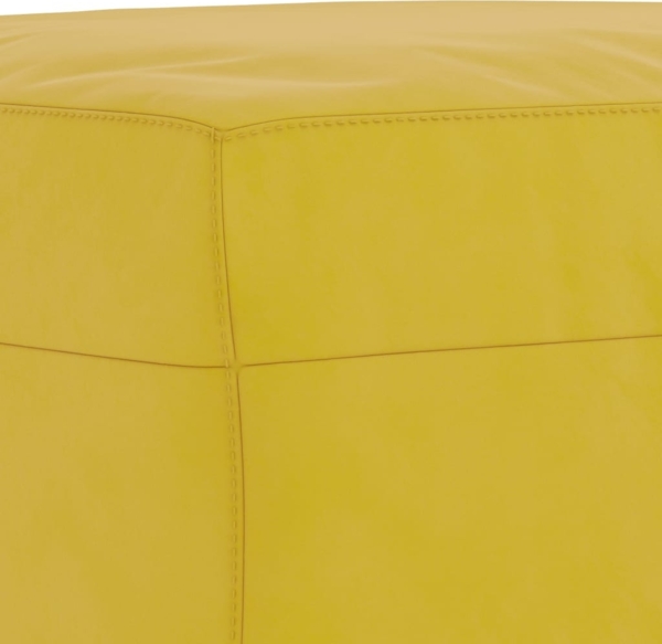 vidaXL 3-tlg. Sofagarnitur mit Kissen Gelb Samt 3201716 Bild 6