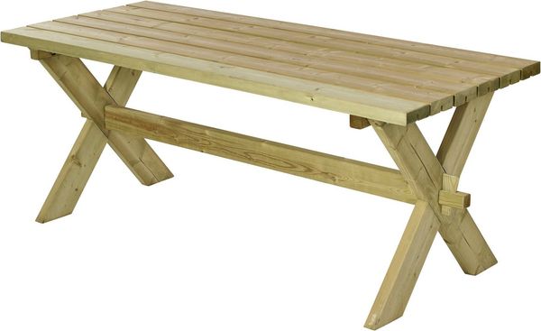 PLUS Gartentisch Nostalgi, TOPSELLER! (1-St, Plankentisch, OTTOs Choice), 177x76x72 cm, aus Nadelholz, robust, stabil