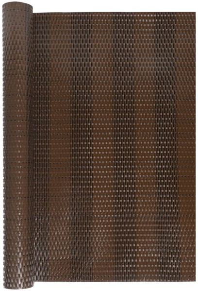 vidaXL Balkon-Sichtschutz Braun und Schwarz 1000x90 cm Poly Rattan 156263 Bild 3