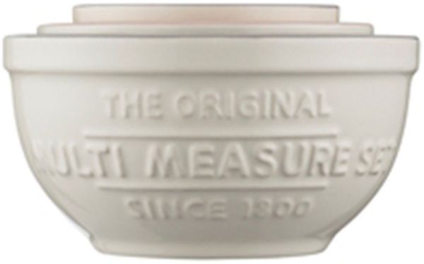 Mason Cash Schüssel, Steingut, (Set, 3-tlg), (Messbecher-Set), für 1 CUP, 1/2 CUP und 1/3 CUP