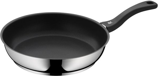 WMF Devil Bratpfanne 28 cm, Pfanne Induktion, Cromargan Edelstahl beschichtet, Kunststoffgriff