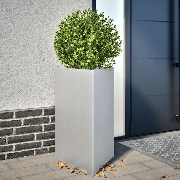 vidaXL Pflanzkübel Dreieckig 50x43x75 cm Verzinkter Stahl 851181