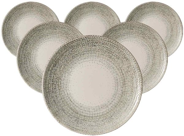 Ritzenhoff & Breker Rimini Dessertteller ø 20,5 cm Stone 6er Set
