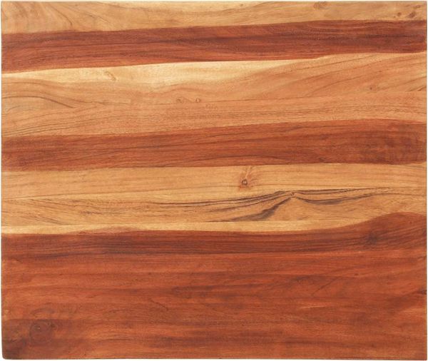 vidaXL Tischplatte Massivholz Akazie 25-27 mm 60x70 cm 285989