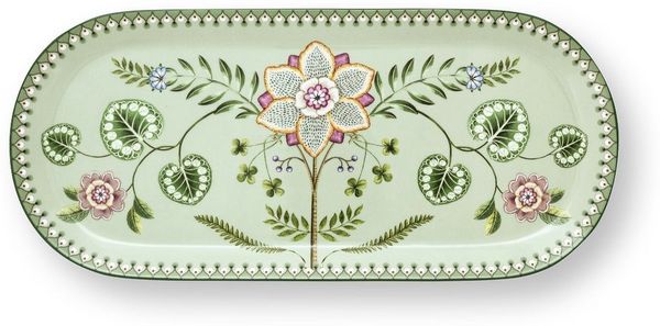 PiP Studio Tortenplatte Kuchenplatte Lily & Lotus Light Green