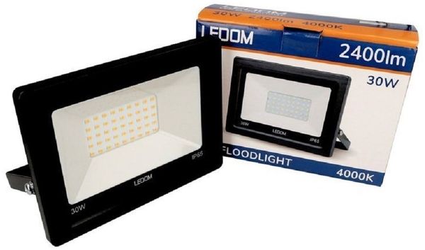 LED-Line LED Flutlichtstrahler Scheinwerfer Strahler 30W 2400lm Fluter Neutralweiß Wasserdicht
