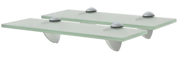 vidaXL Schwebende Regale 2 Stk. Glas 30x20 cm 8 mm [3051534]
