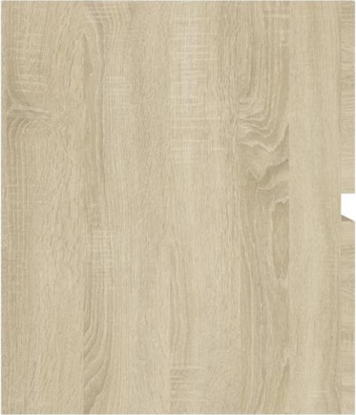 vidaXL Waschbeckenunterschrank Sonoma-Eiche 90x38,5x45cm Holzwerkstoff 804758 Bild 6