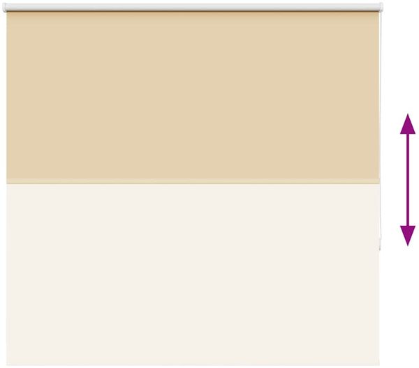 vidaXL Verdunkelungsrollo Beige 150x130 cm Stoffbreite 146,6 cm 4010722 Bild 9