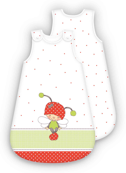 Herding babybest® Ganzjahres-Schlafsack für Babys Käferchen Baumwolle 60 x 45 cm