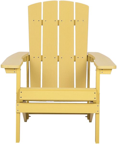 Gartenstuhl ADIRONDACK mit Fußstütze Gelb Bild 5
