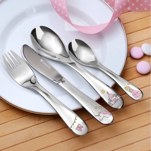 Kinderbesteck 4-teilig PRINZESSIN Bild 3